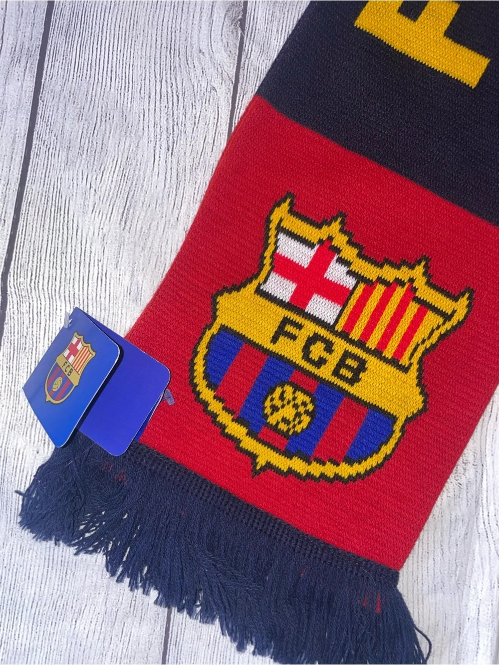 NWT FC Barcelona Tour 2015 USA Scarf